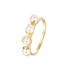 Ready to Ship New Arrive 925 Sterling Silver Jewelry Pearl Ring Freshwater